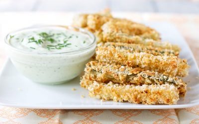 baked zucchini fries 3  - زاجل نيوز