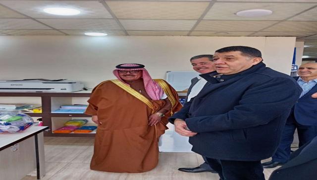 في البادية الشمالية الشرقية في منطقة الدفاينة تم افتتاح مشروع مكتبة وقرطاسية وخدمات رقمية بدعم من اليونيسف ومركز تطوير الأعمال BDC