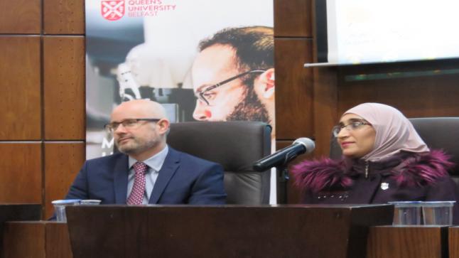 الملتقى البحثي الأول لجامعة كوينز- بلفاست – البريطانية مع الجامعات الاردنية  في جامعة عمان الأهلية