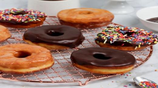 طريقة عمل الدونات المقلية بدون بيض