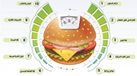 10 أسباب للسمنة..وطرق حلها