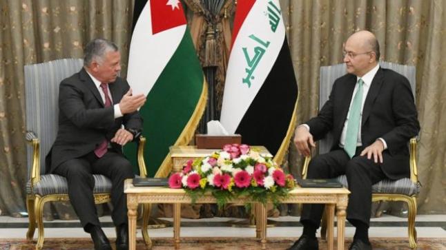 الأردن يؤكد اعتزازه بالعلاقات المميزة والتاريخية مع العراق