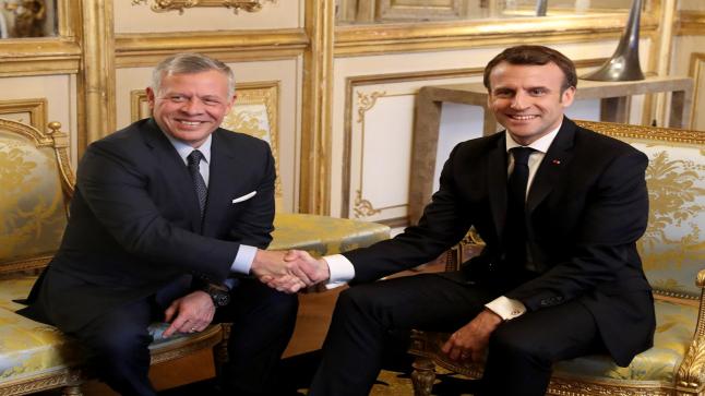 القضية الفلسطينية والقدس تتصدر مباحثات الملك والرئيس الفرنسي في باريس