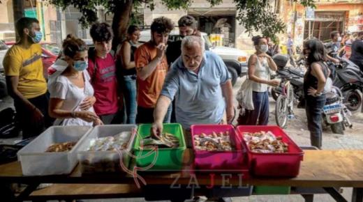 لمسة حنان في أحياء بيروت المدمرة من مطبخ البلد