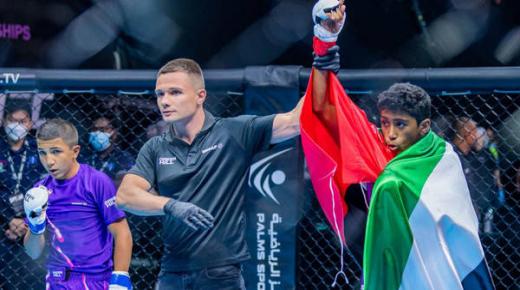 برونزيتان للإمارات في افتتاح بطولة العالم لناشئي الفنون القتالية بأبوظبي