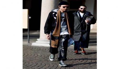 أزياء غريبة للرجال تغزو شوارع “ميلانو” بإيطاليا