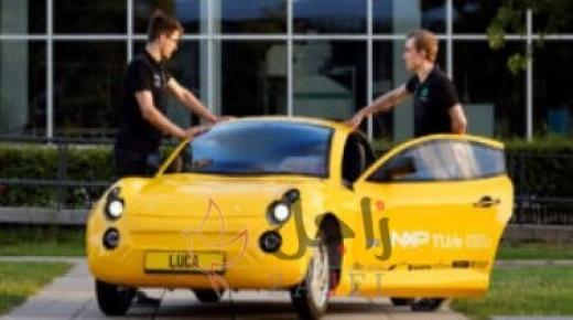 من تدوير النفايات صممت هذه السيارة