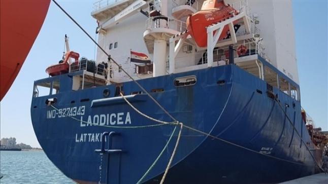 لبنان يحتجز سفينة سورية تحمل حبوباً أوكرانية