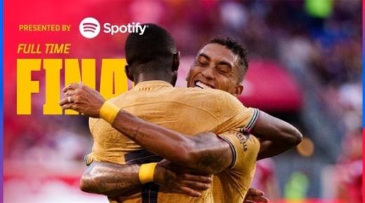 برشلونة يهزم نيويورك ريد بولز