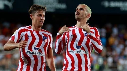 غريزمان يمنح أتلتيكو مدريد الفوز على فالنسيا