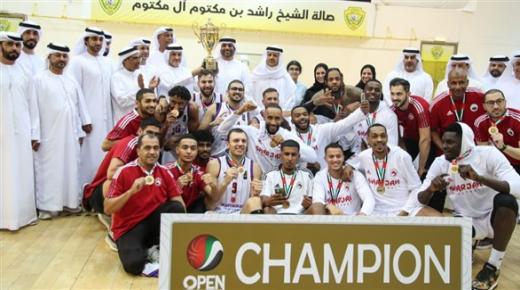 الشارقة بطلاً لكأس الاتحاد لكرة السلة للمرة الثانية توالياً