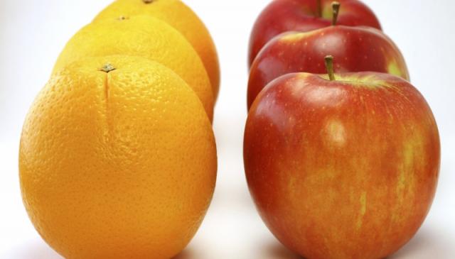 أيا الفاكهتين أكثر فائدة لضبط سكر الدم , التفاح أم البرتقال ؟