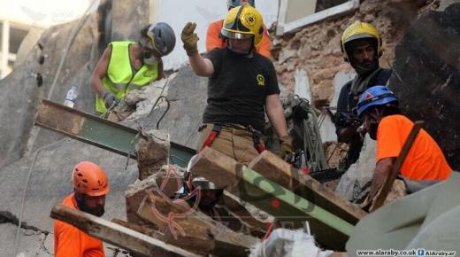 بعد 3 أيام من البحث وسط أنقاض مبنى ببيروت… لا علامة على وجود حياة