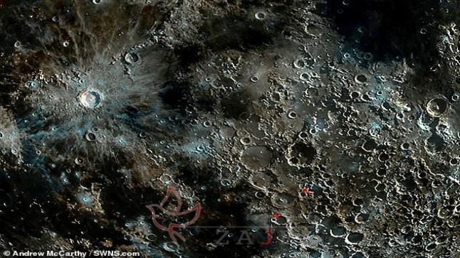 أوضح صورة في العالم لحفر القمر