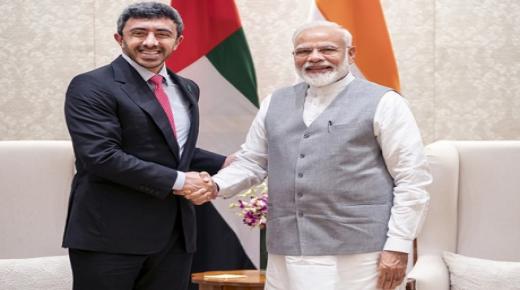 عبدالله بن زايد: العلاقات الاستراتيجية بين الإمارات والهند تشهد نقلة نوعية