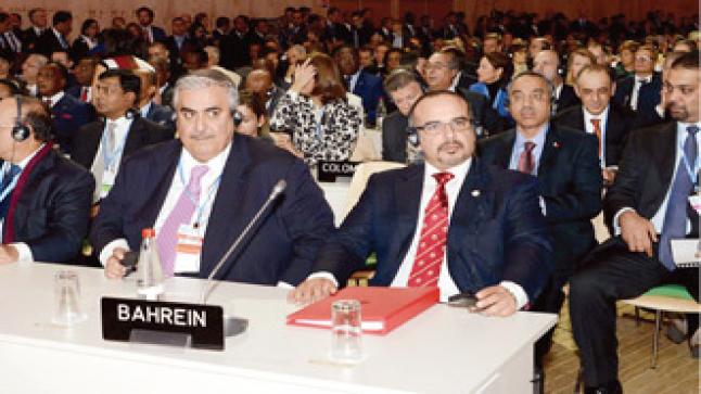 خلال مشاركته في مؤتمر باريس.. ولي العهدالبحريني:  البحرين ترحب باستضافة المركز الإقليمي لصندوق المناخ الأخضر لخدمة منطقة غرب آسيا