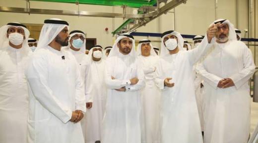 هيثم القاسمي يفتتح سوق المواشي في مدينة كلباء