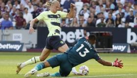 هالاند يفتتح مشواره في الدوري الإنجليزي بهدفين في مرمى وستهام