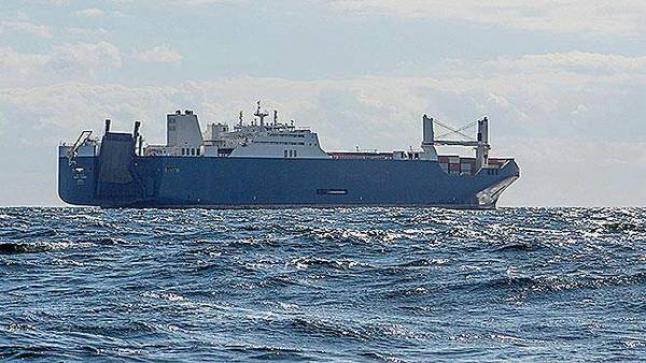 جنوح سفينة بضائع ضخمة في خليج السويس