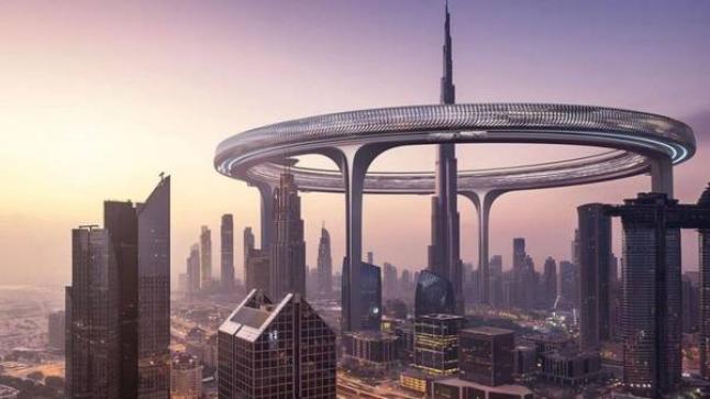 ما حقيقة مشروع الحلقة العملاقة على ارتفاع 550 متراً وسط دبي؟