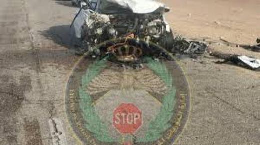 حادث سير مروع على طريق وادي عربة