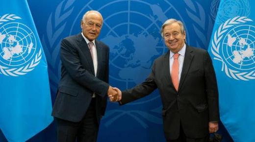 التزام أممي عربي بالحلول السياسية لأزمات المنطقة