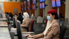 الكمامات اختيارية على رحلات «الإمارات» و«فلاي دبي»
