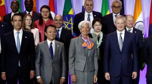 وزراء مالية مجموعة العشرين يجتمعون الخميس في واشنطن