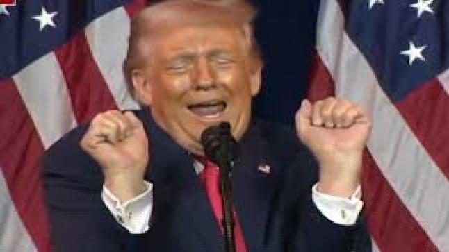 حركات كوميدية ساخرة من الرئيس الأمريكي