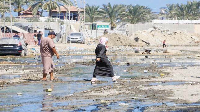 منظمة الصحة العالمية تكشف عن وجود خطر حقيقي لتفشي الأوبئة في غزة