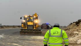 وزارة الاشغال: تعاملنا مع 52 بلاغاً منذ بدء المنخفض الجوي