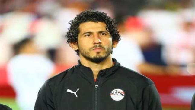 موقف طريف للاعب مصري خلال مباراة بالدوري السعودي