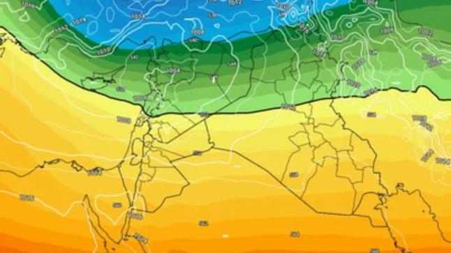 الأردن على موعد مع منخفض جديد ليلة الإثنين