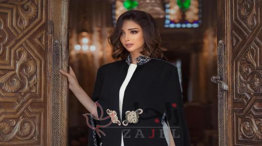 موديلات قفاطين سوداء من نجمات المغرب العربي