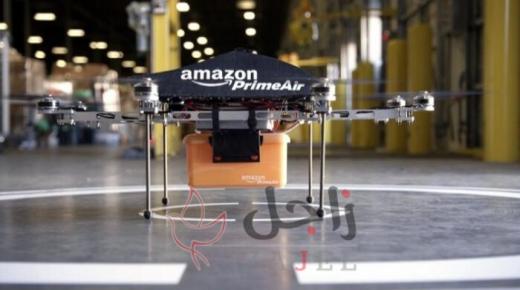 أمازون توصل الطلبات في أمريكا بالطائرات المسيرة