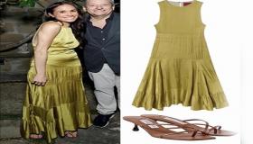 اختصار أناقة الربيع بلون جديد لفستان ميغان ماركل