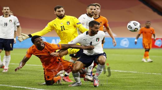 دوري الأمم الأوروبية: فوز إيطاليا على هولندا