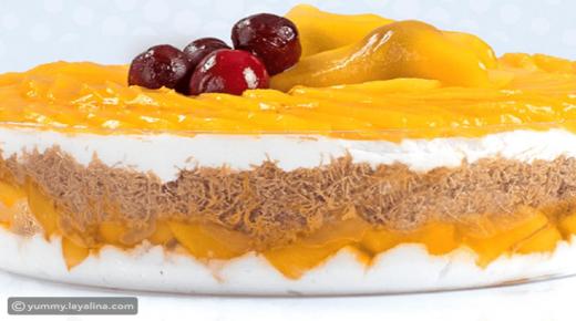 طريقة عمل الكنافة بالمانجو بسهولة