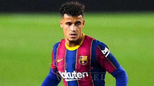 اصابة كوتينيو من نادي برشلونة