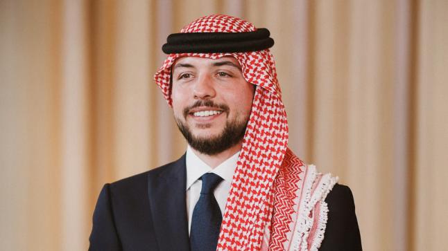 على هامش مباراة النشامى التقاء ولي العهد مع نائب المستشار النمساوي
