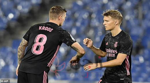 إصابة نجم ريال مدريد مارتن أوديجارد بكورونا