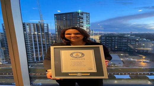 ابنة الأميرة بسمة تدخل غينيس بفيلم أكشن