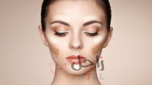 تنحيف الوجه من خلال طريقة وضع الكونتور