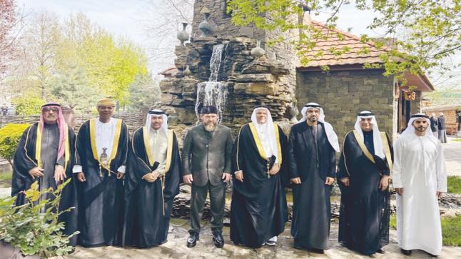 استقبال رئيس الشيشان الروسية لسفراء دول مجلس التعاون لدول الخليج