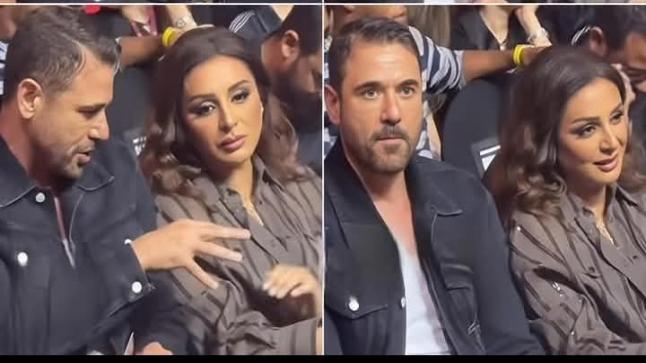 ظهور أحمد عز وأنغام في الأهرامات بعد سنوات من الانفصال يتصدر الترند