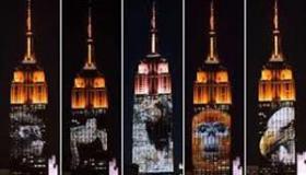 حيوانات مهددة على واجهة “إمباير ستيت”