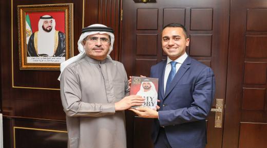 نائب رئيس الوزراء الإيطالي يزور هيئة كهرباء ومياه دبي للإطلاع على مشاريعها الرائدة