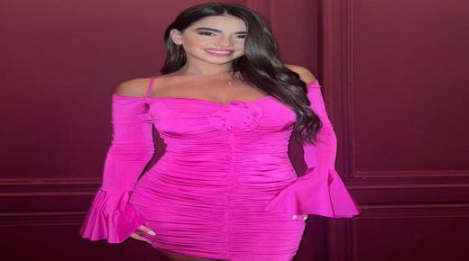 الوصيفة الأولى لملكة جمال لبنان مايا أبو الحسن في مسابقة ملكة جمال الكون