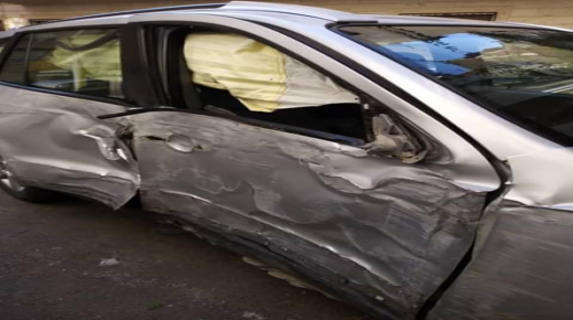 الفنانة السورية شكران مرتجى تتعرض لحادث سير في دمشق