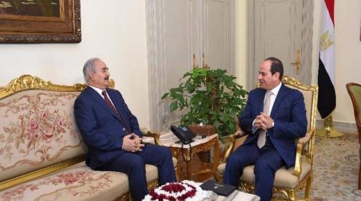 السيسي يستقبل حفتر في القاهرة